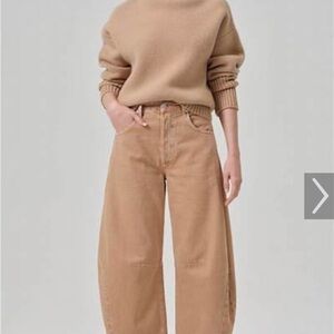 Citizens Of Humanity Camel Wide-Leg Jeans